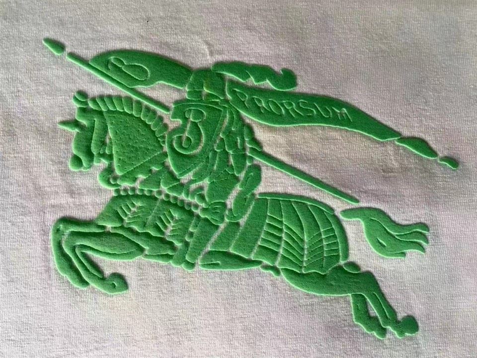 Flocking šilkografija